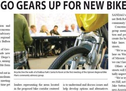 San Diego Gears up for new bike&nbsp;plan