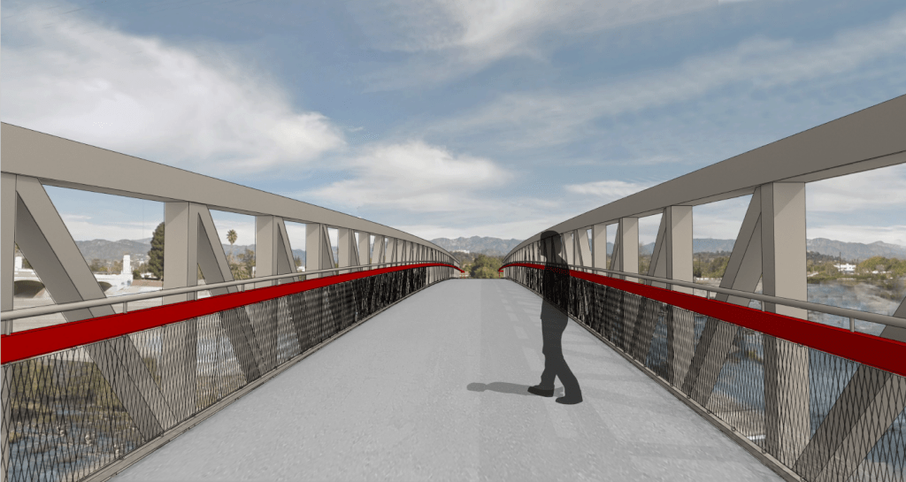 Red Car Trolley Mural “Leaves the Station” in Atwater&nbsp;Village